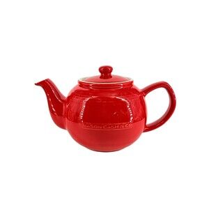Mason Cash Heritage Red Ceramic Teapot England Tea Pot 4 Cup (READ)